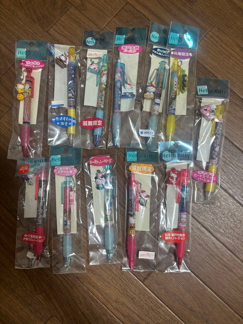 ご当地キティ シャーペン 12本セット 限定