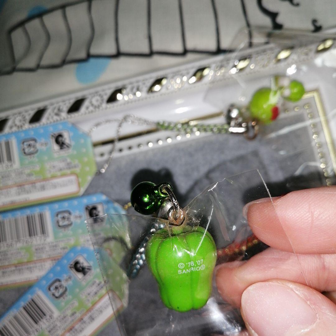 ハローキティ　根付け　夏野菜バージョン　5種