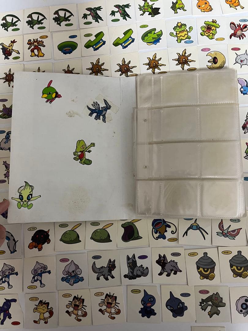 ポケモンパン デコキャラシール 450枚以上　ファイル付き
