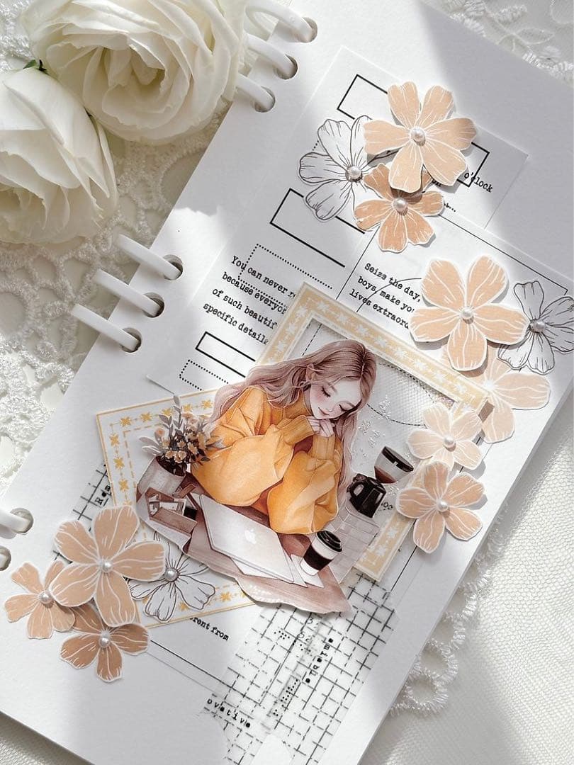 コラージュ素材　紙もの　素材紙　【1752】