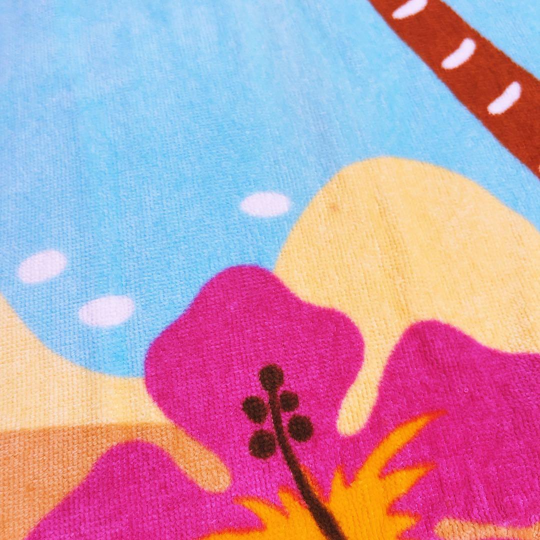 希少レア　ハローキティ　日焼けキティ　ビーチ　タオル　2002 サンリオ　レトロ