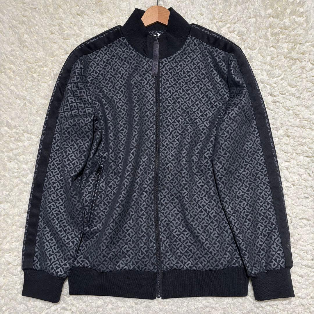 未使用級 REPLAY リプレイ 総柄 総ロゴ ジャージ セットアップ L