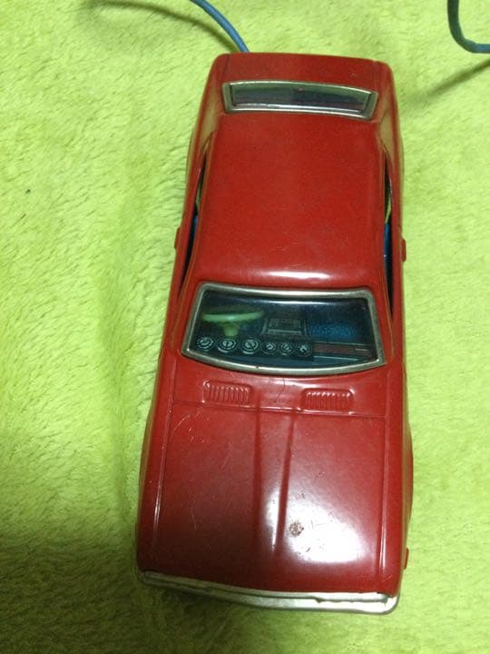 貴重！当時物！ブリキ　赤い車！昭和レトロ