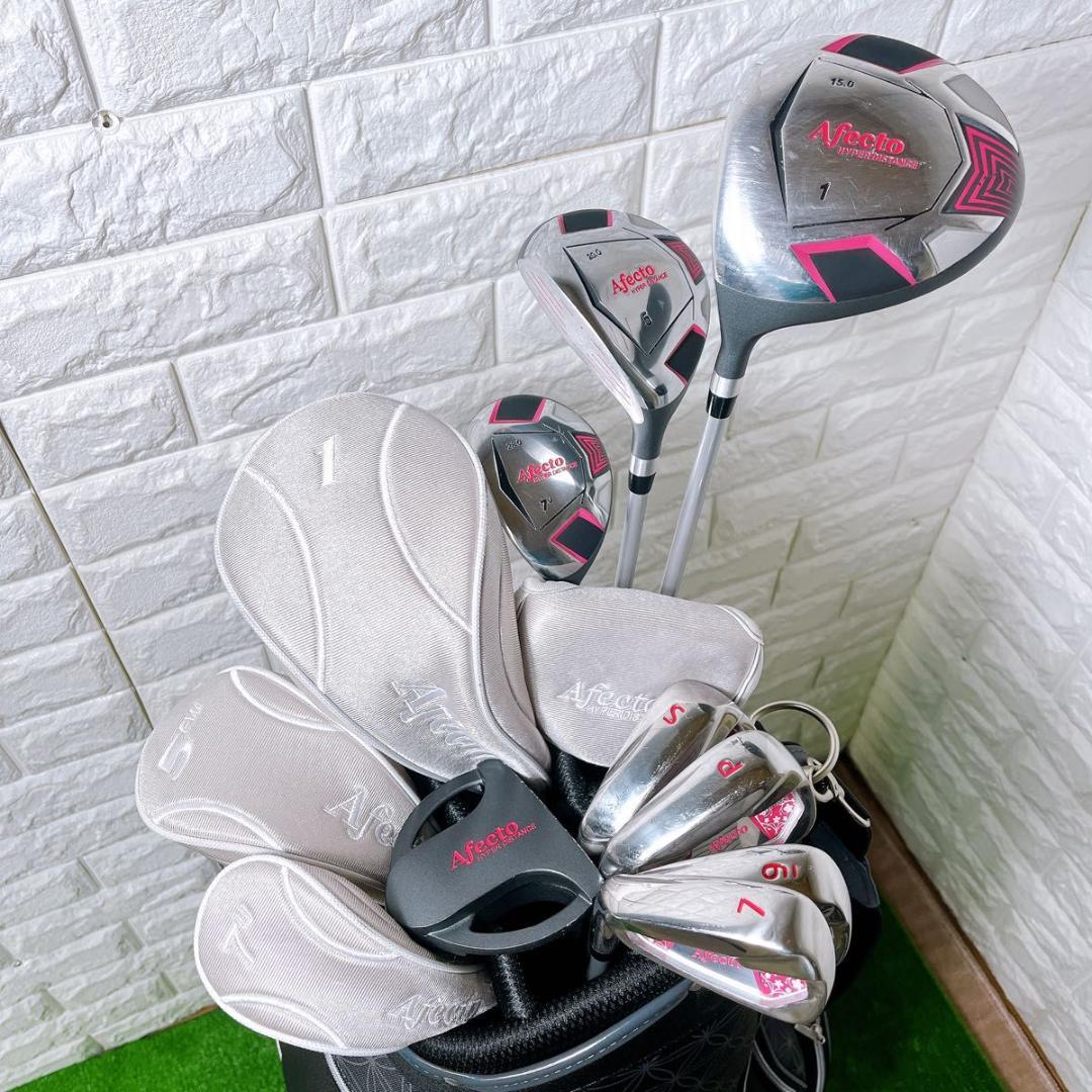 レフティ レディース ゴルフクラブ8本セット 未使用キャディバッグ キャロウェイ