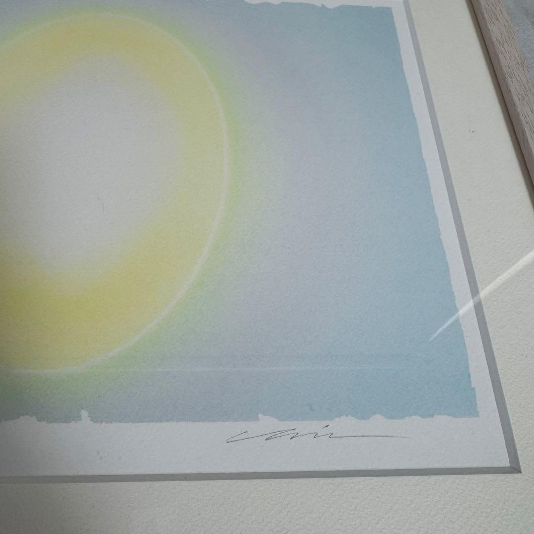 ChieArt 　直筆サイン入り版画「碧の記憶」　完売品　133枚限定