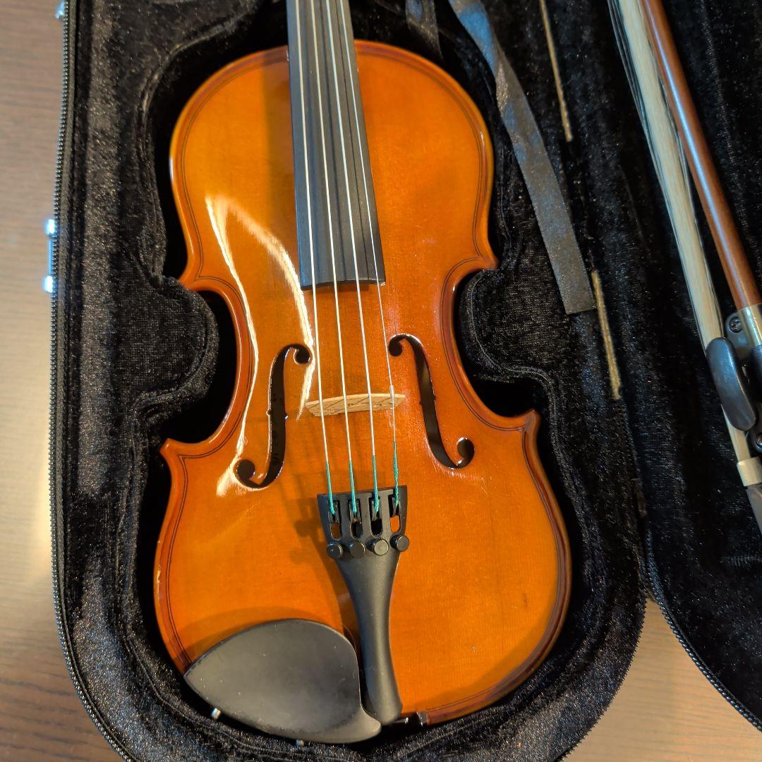 カルロジョルダーノ 1/8バイオリン本体・水色ケース付き