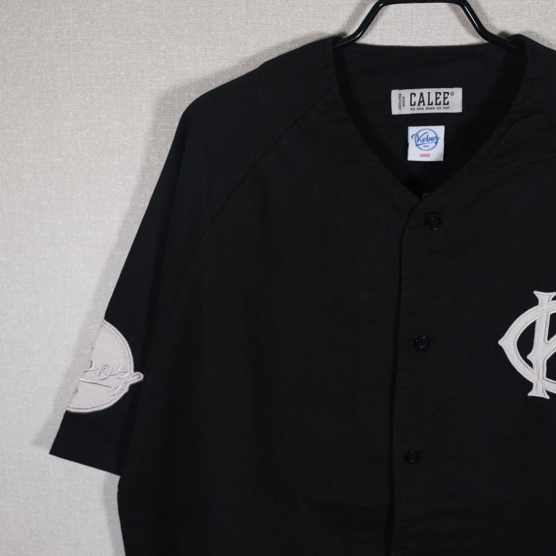 CALEE KEBOZ ケボズ  BASEBALL SHIRT 黒L