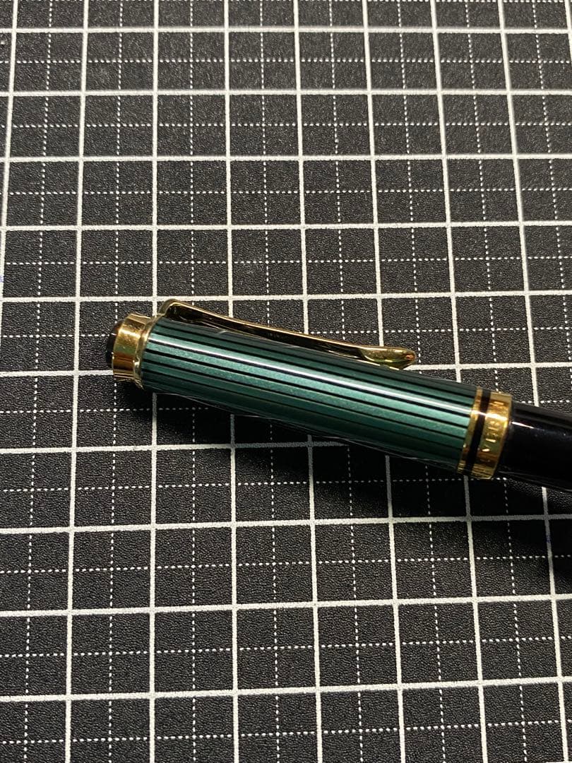 PELIKAN SOUVERAN K300 Green-stripe ボールペン