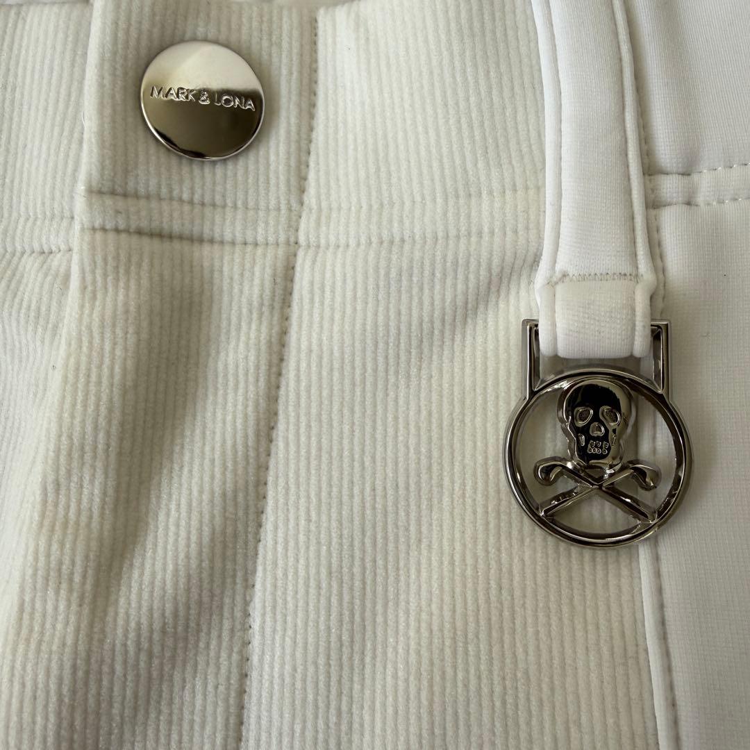 現行モデル　裏起毛　マークアンドロナ　パンツ　XL〜XXL相当　白　50 暖パン