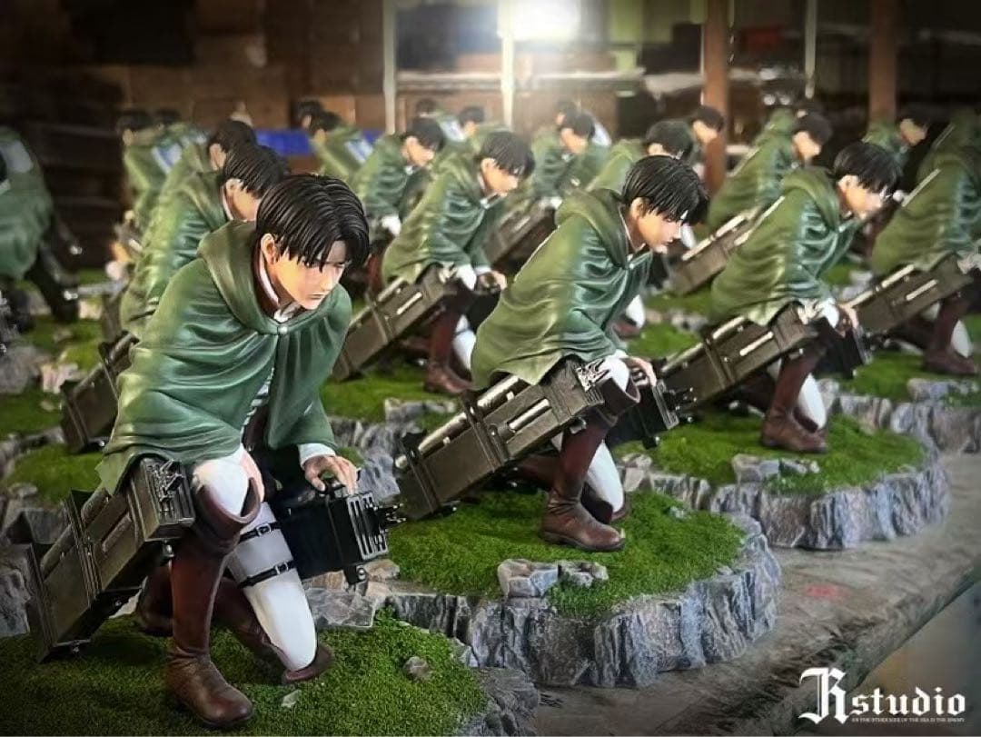 JR Studio　エルヴィン·スミ　リヴァイ　進撃の巨人　フィギュア