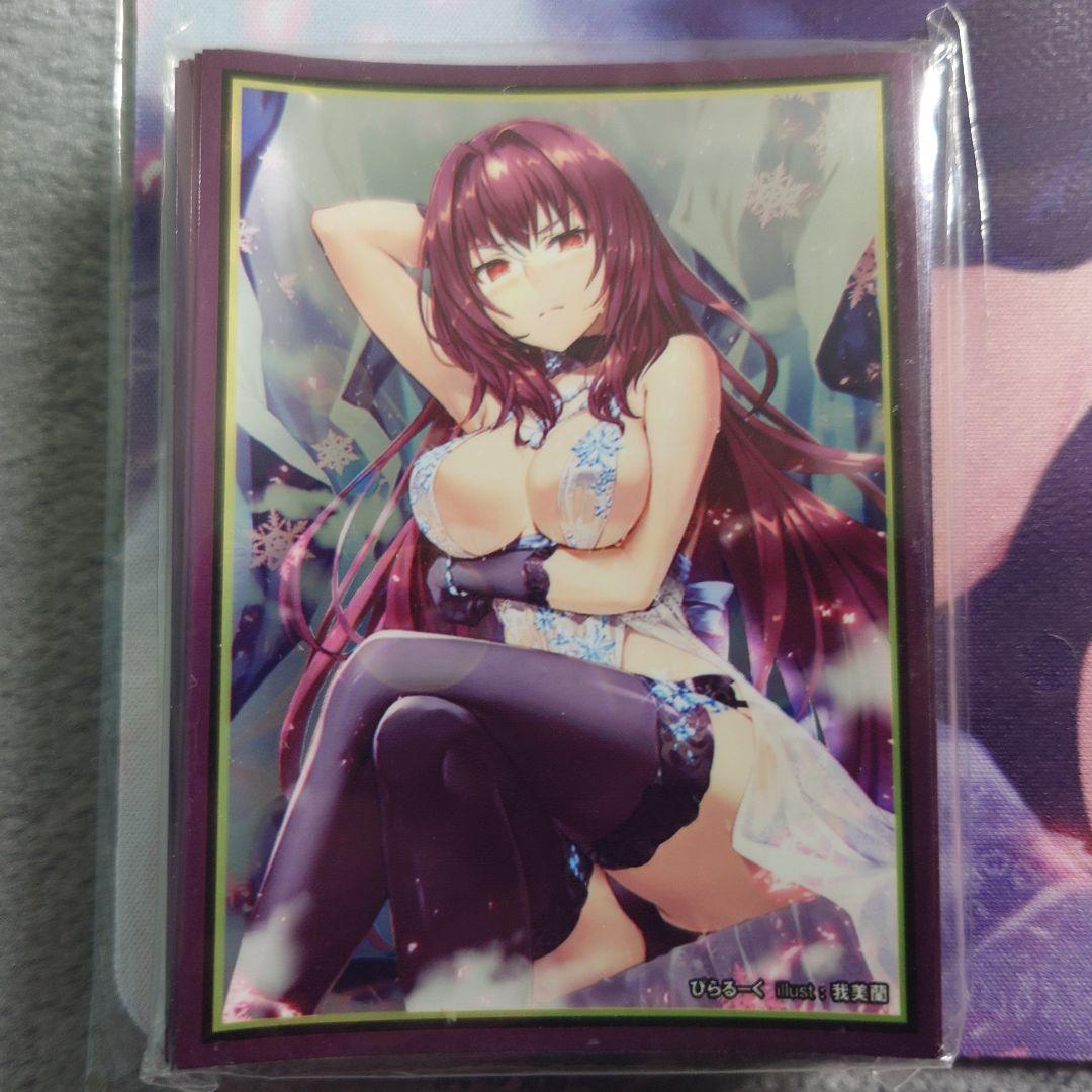 α1 FGO 氷の結晶&ロイヤル・アイシング スカサハ スリーブ&プレイマット