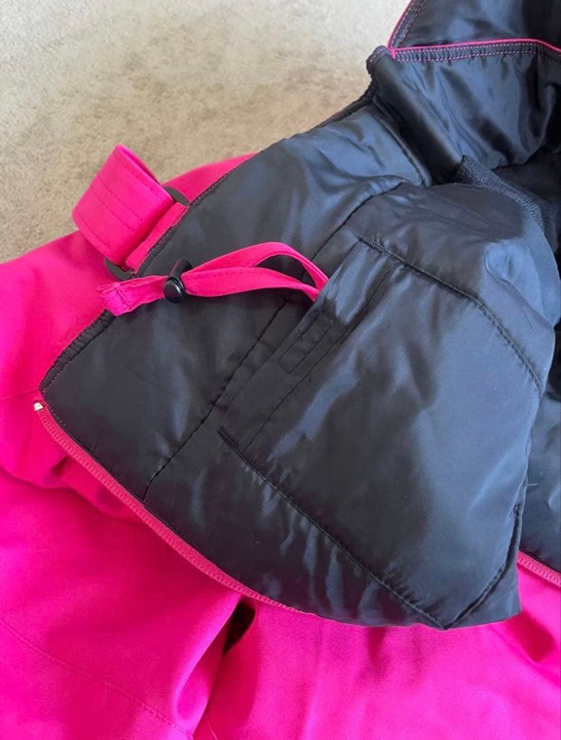 子ども用 スキーウェア ホワイト/ピンク/レインボー