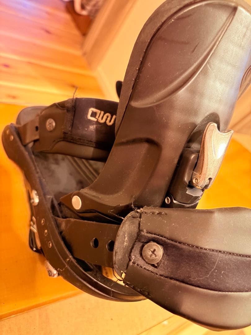 希少ウッド調】BURTON charger 143cm / P1.MD セット