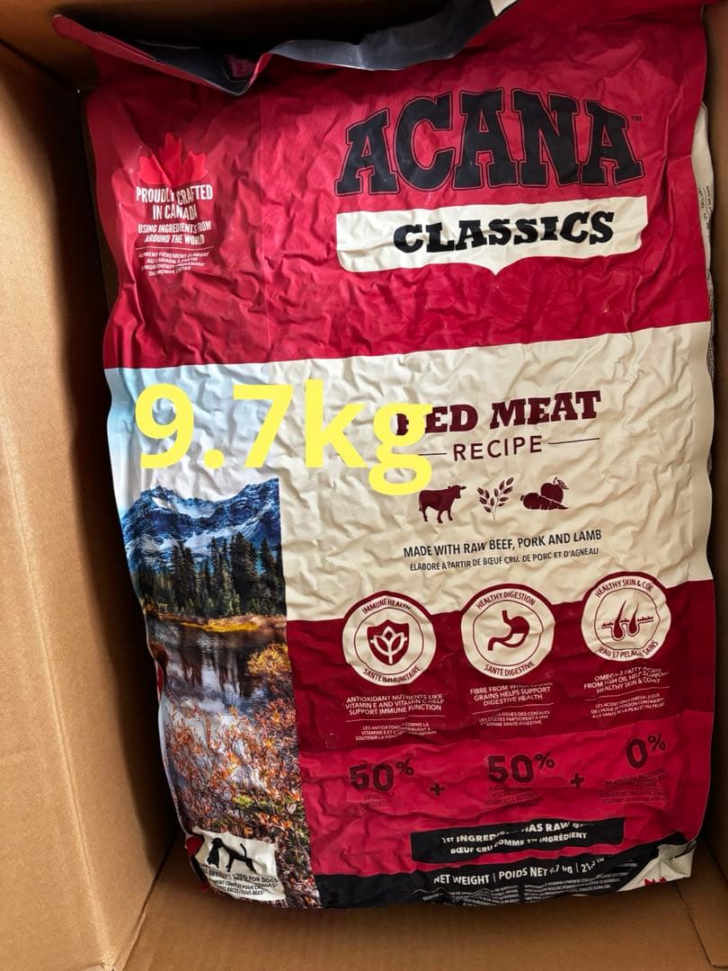 ACANA アカナ クラシック ドッグフード レシピ ビーフ 9.7kg