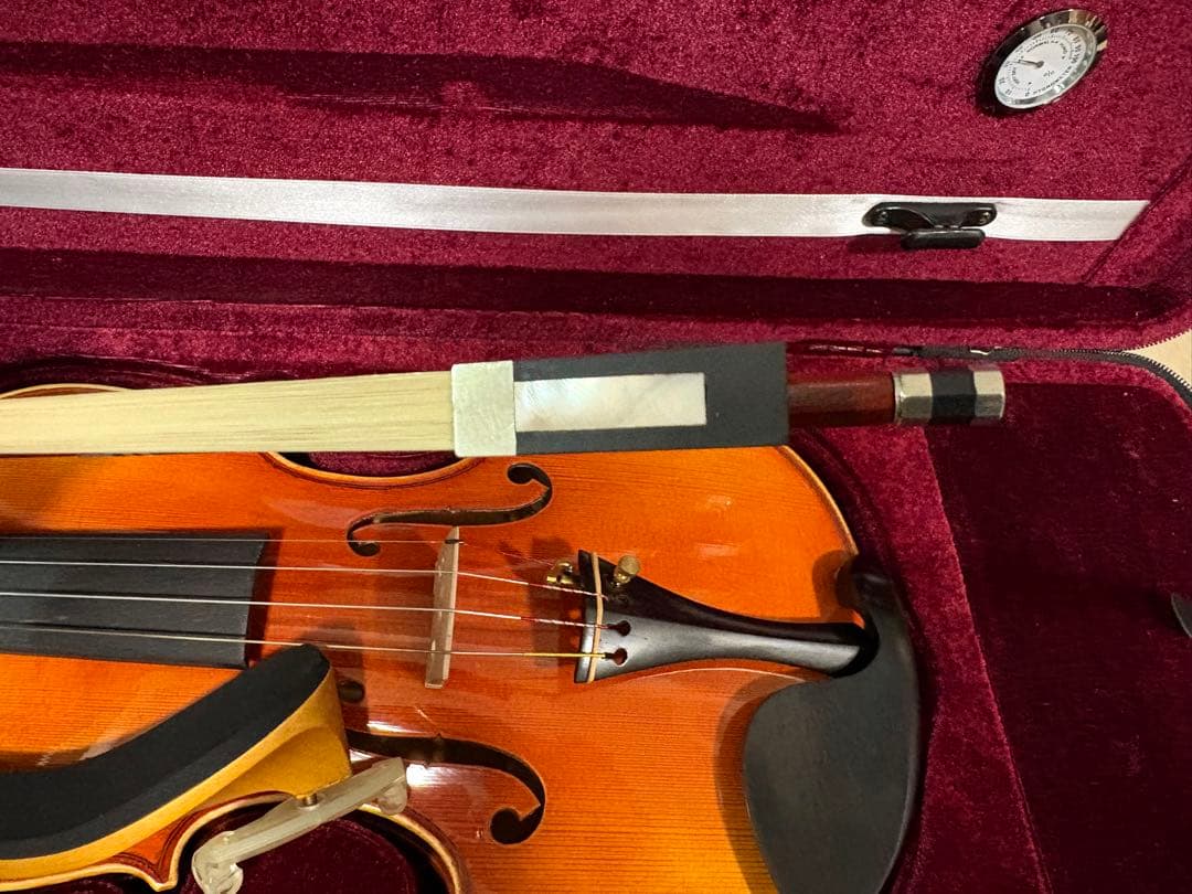 バイオリン ノーラベル 4/4サイズ 虎杢 一枚板