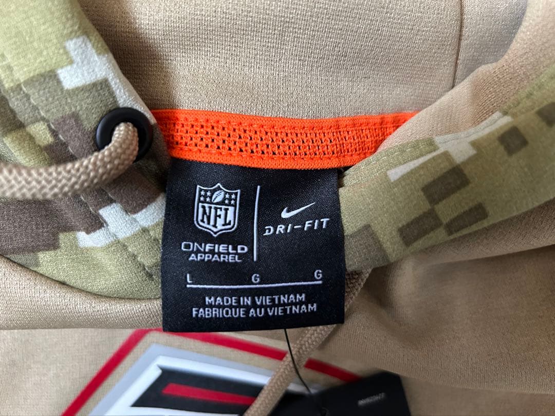 新品 アトランタ ファルコンズ Salute to Service パーカー