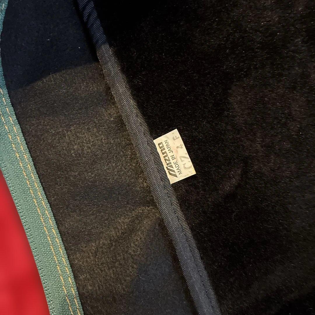 ミズノ　MASTERS キャディバッグ グリーン レザー