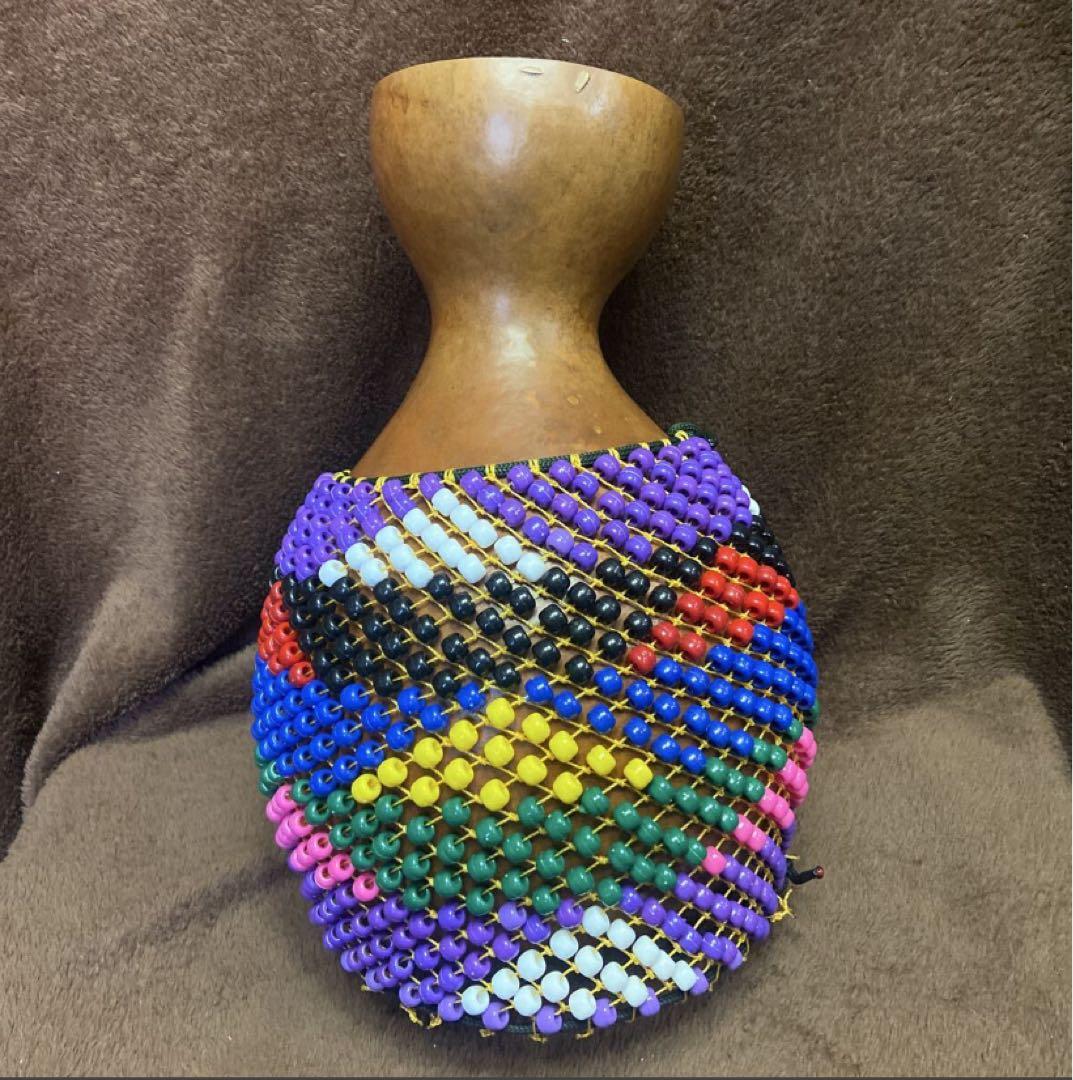 シェケレ　MARCOS CHINA BARSIL ハンドメイド 打楽器