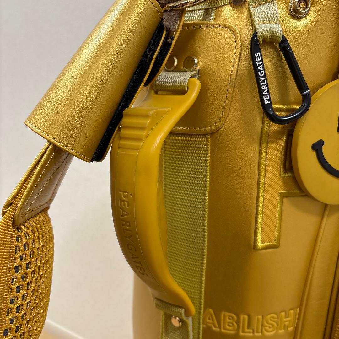 （希少）パーリーゲイツ　キャディバッグ　ゴールド