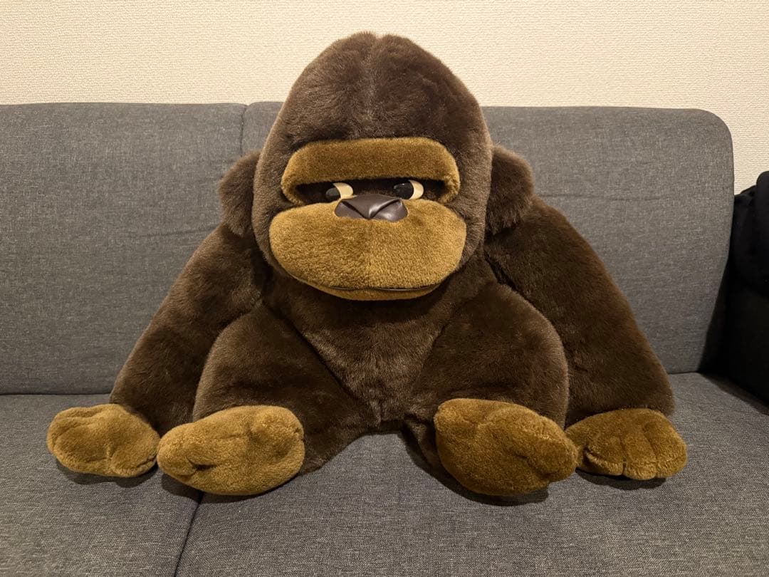 【希少品】EDOGES 大型ゴリラ ぬいぐるみ タグ付き ヴィンテージ レア