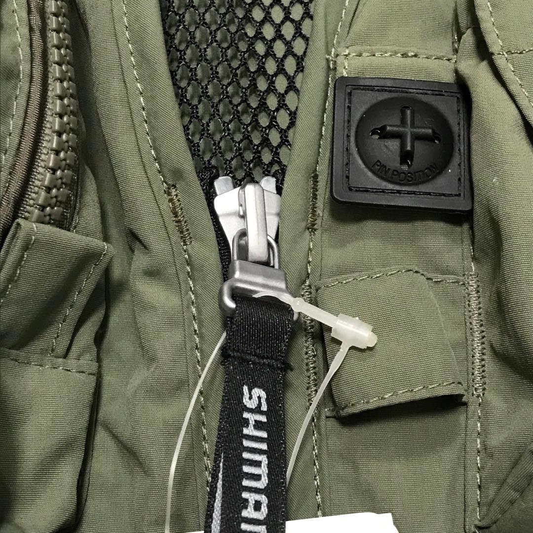 タグ付き新品　SHIMANO シマノ　フィッシングベスト　ロゴ　VE-032J
