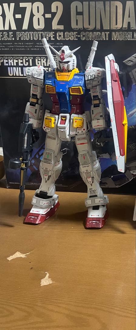 カメ② PG unleashedガンダム完成品