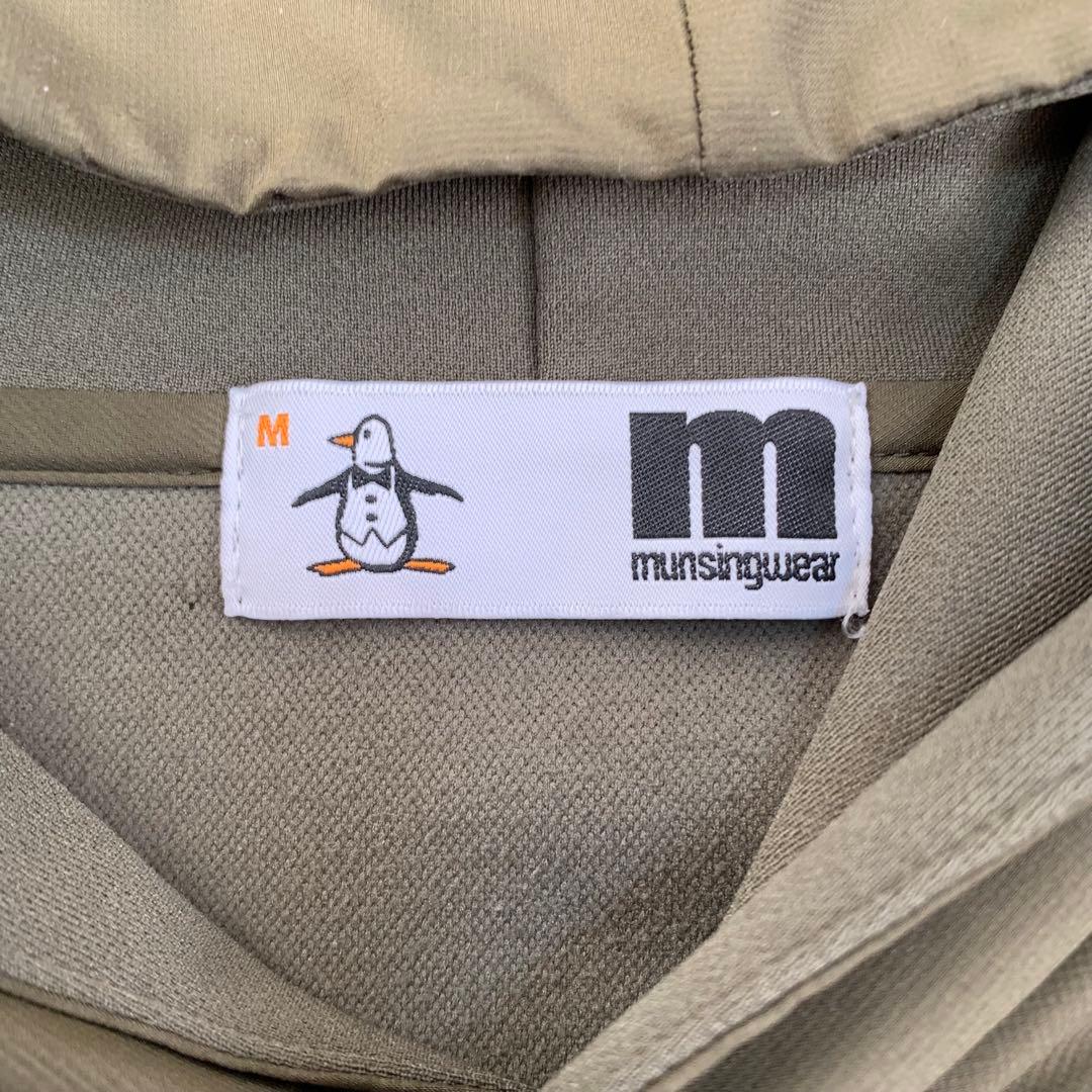 munsingwear パーカー ジッパーポケット ペンギン刺繍付き Mサイズ