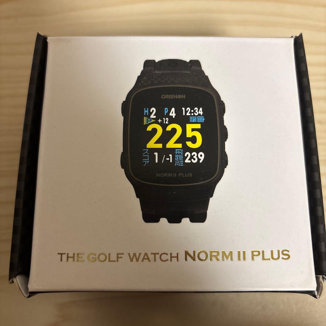 ゴルフウォッチ NORM II PLUS ブラック 美品
