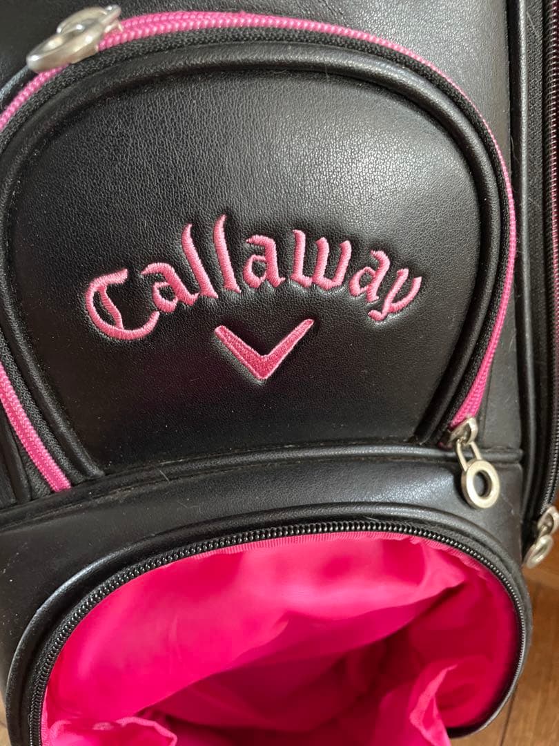キャロウェイ ゴルフバッグ レディース キャディバッグ キーホルダー＆カバー付