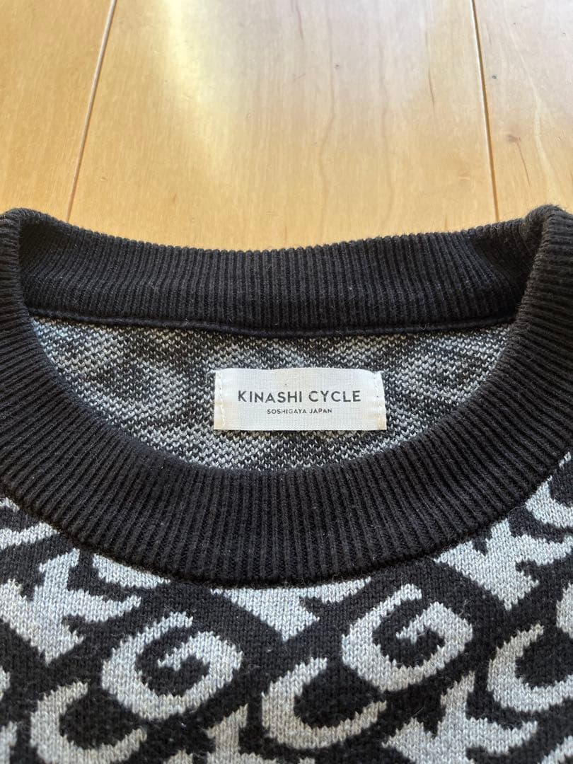 【KINASHI CYCLE GOLF】ロゴパターン ゴルフセーター