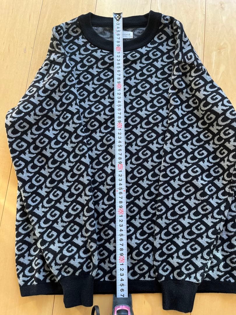 【KINASHI CYCLE GOLF】ロゴパターン ゴルフセーター