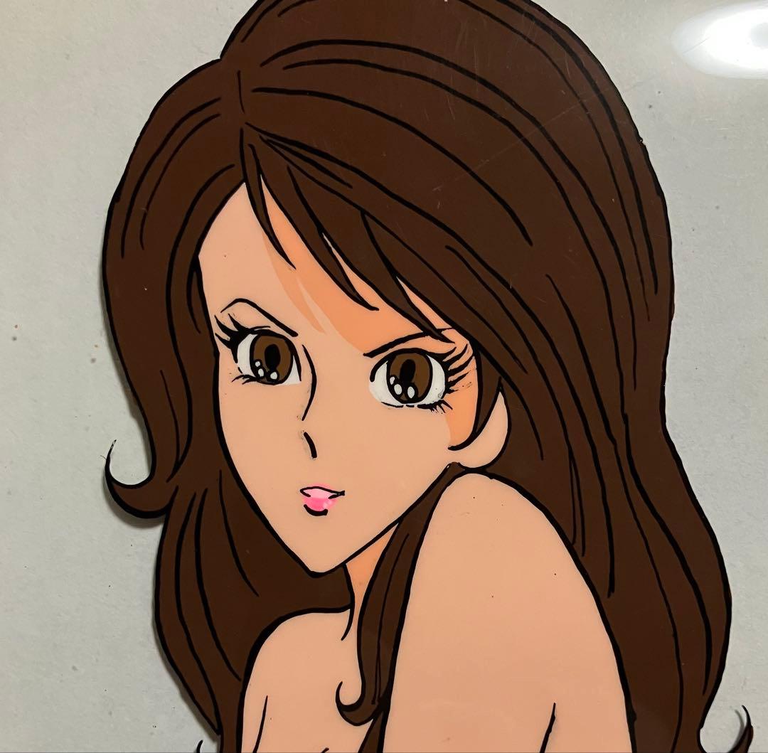 セル画　峰不二子　ルパン三世TV第一期使用 緑ルパン