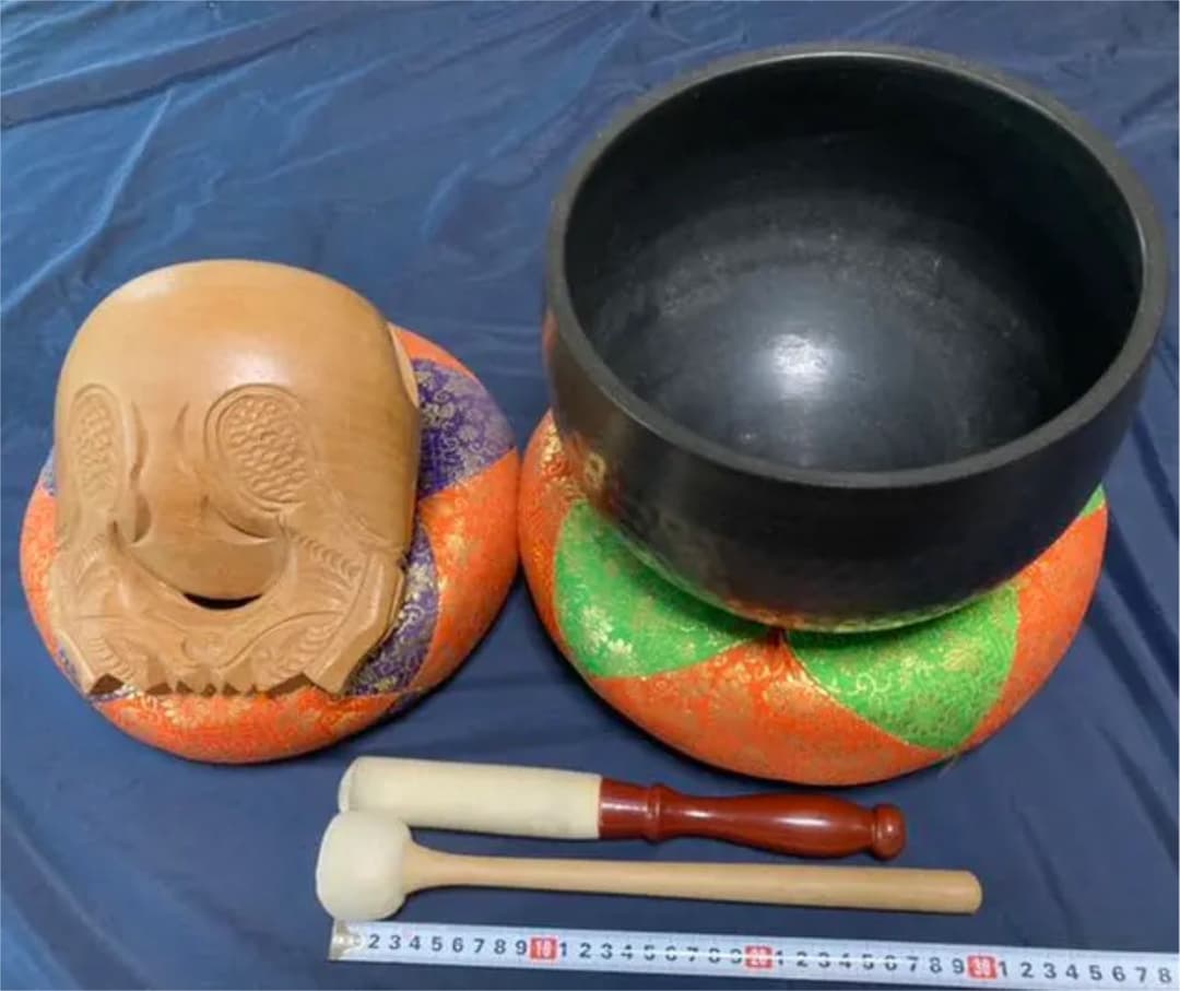木魚と鐘　座布団一式