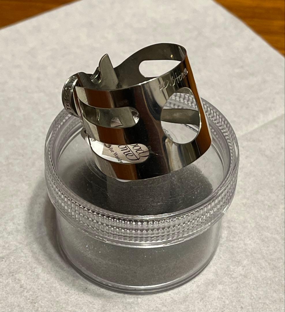 テナーサックス リガチャー【ウッドストーンCLASSIC】ニッケルシルバー #5