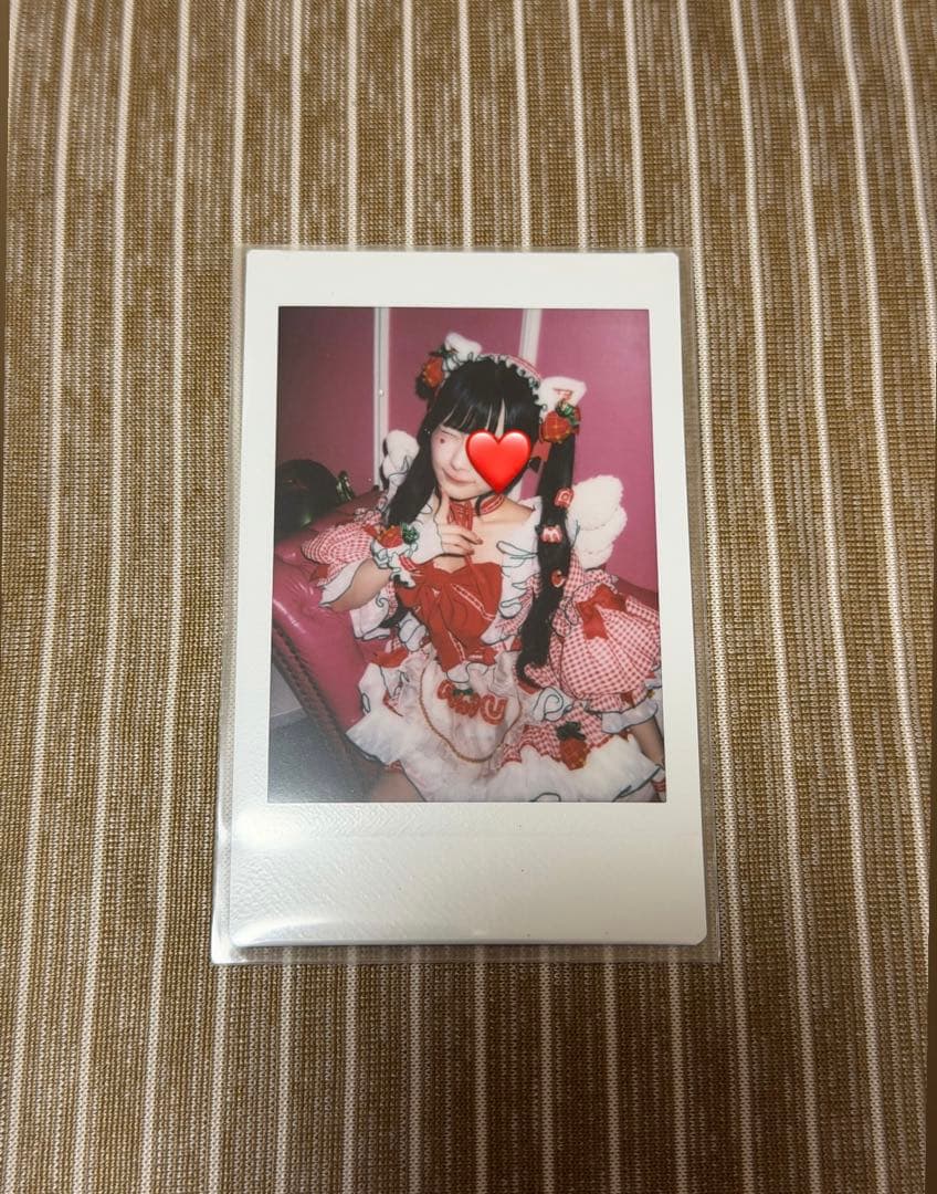 逃げ水あむ チームいちご チェキ