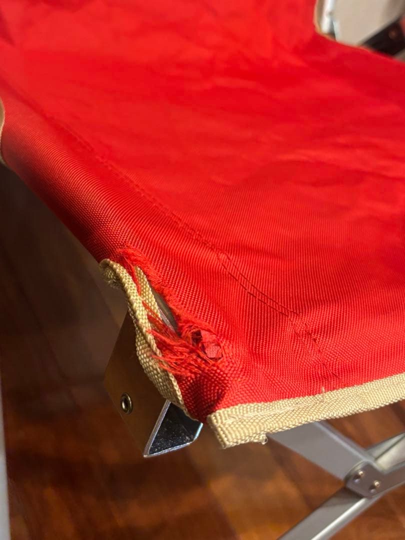 《S&S》　コールマン レイチェア(赤)2脚セット