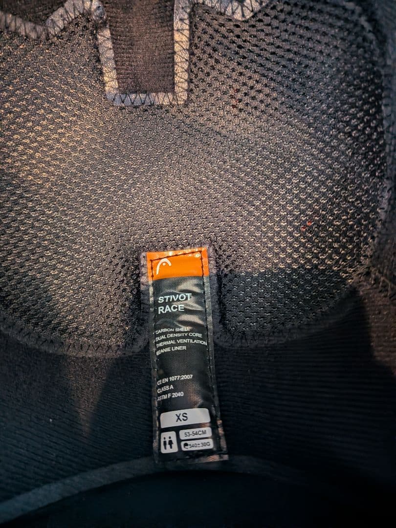 HEAD STIVOT RACE CARBON ヘルメット XS