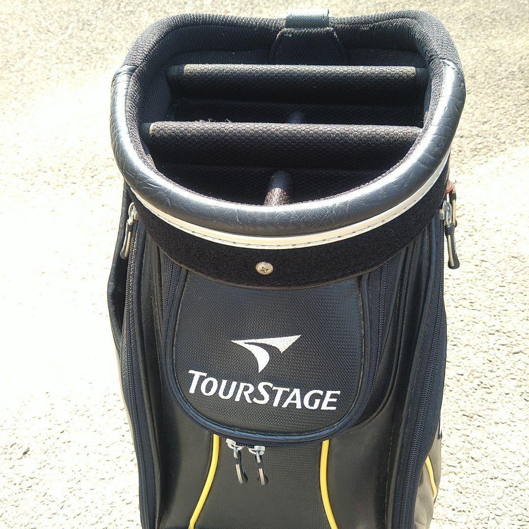 【格安】訳アリ　新品　TOURSTAGE キャディバッグ 防水カバー付き