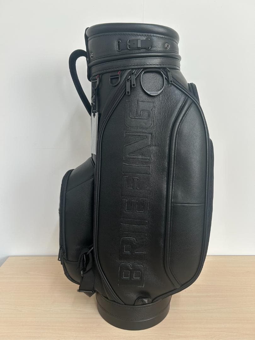 BRIEFING　ブラックレザーゴルフキャディバッグ　新品未使用 045