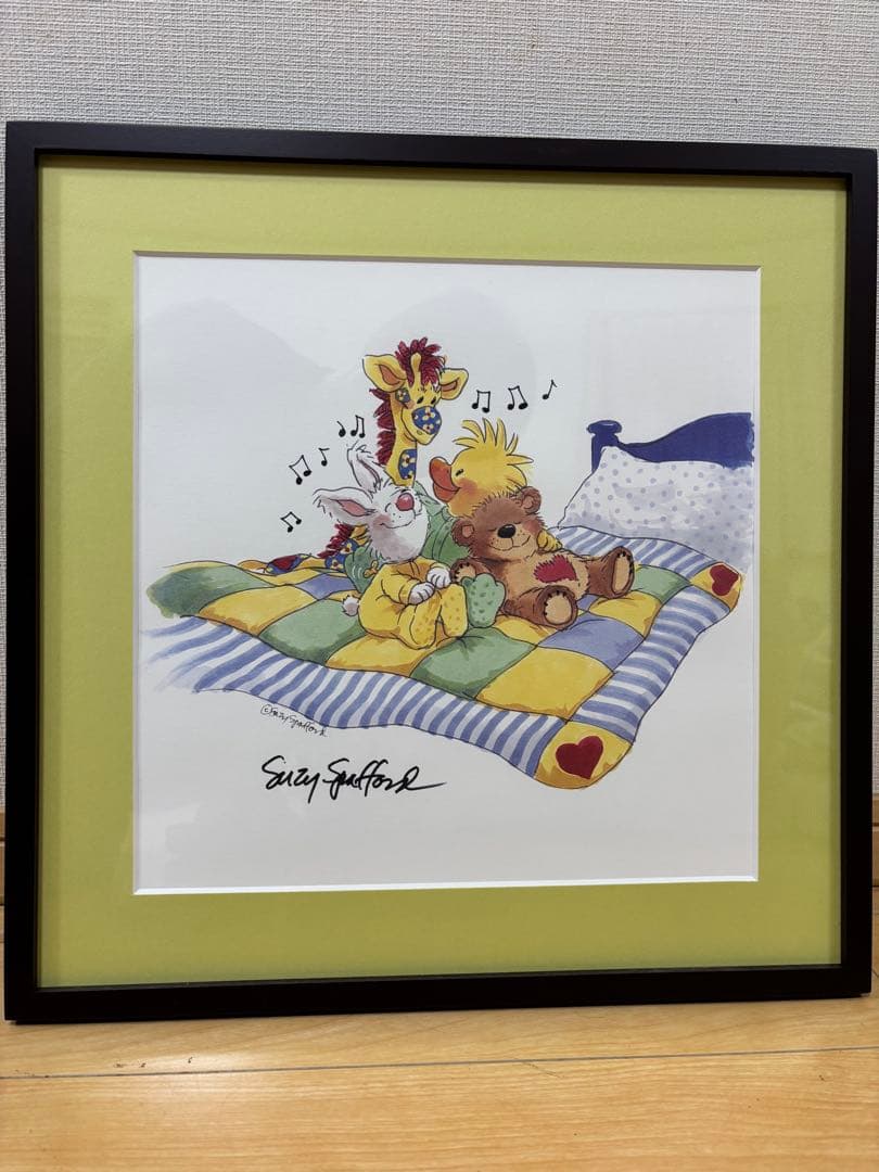 スージー・ズーSuzy Spafford 直筆サイン入り ポスター 木製フレーム