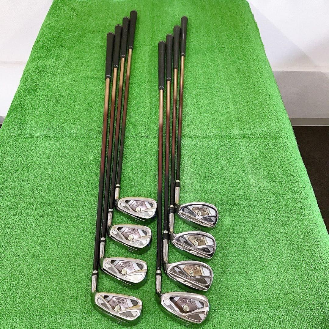 タ21★マジェスティ VANQUISH-VR 8本アイアンセット 金 JAPAN