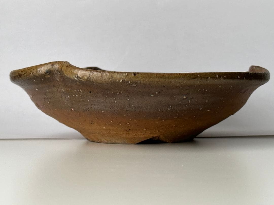 金重まこと 備前 花型 緋襷 皿