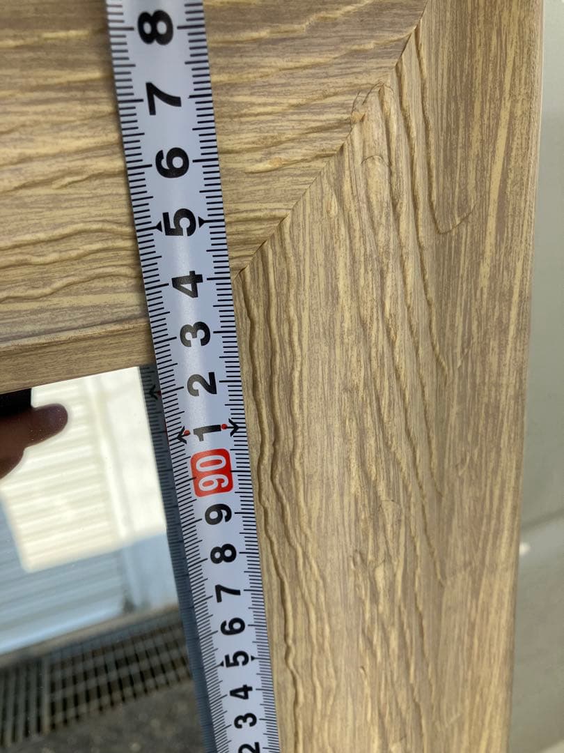 美容室用 木製フレーム ナチュラル セット面 姿見 ミラー サロン インテリア