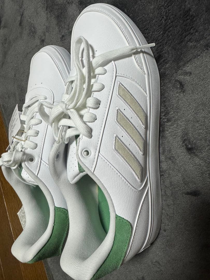 adidas ゴルフシューズ ホワイト/グリーン 27.0センチ