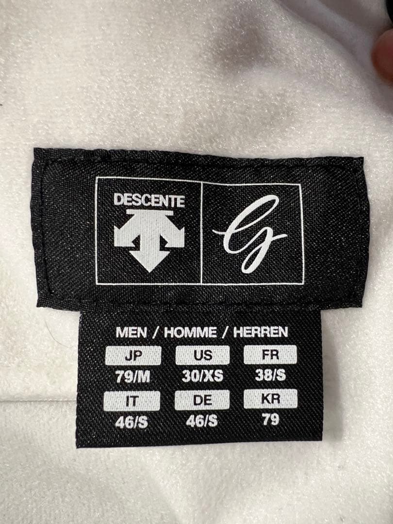 DESCENTE GOLF デサントゴルフ 裏起毛パンツ レッド系 M