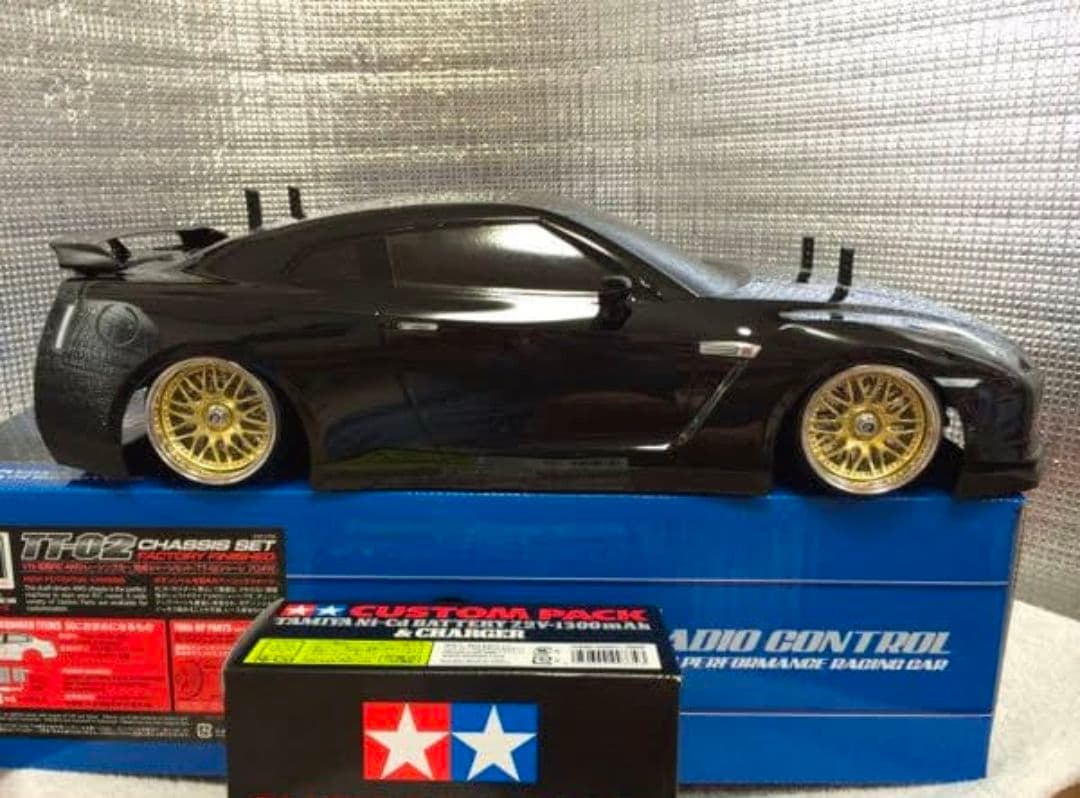 タミヤ1/10日産スカイラインR35 GT-R走行フルセット！ タミヤ ラジコン