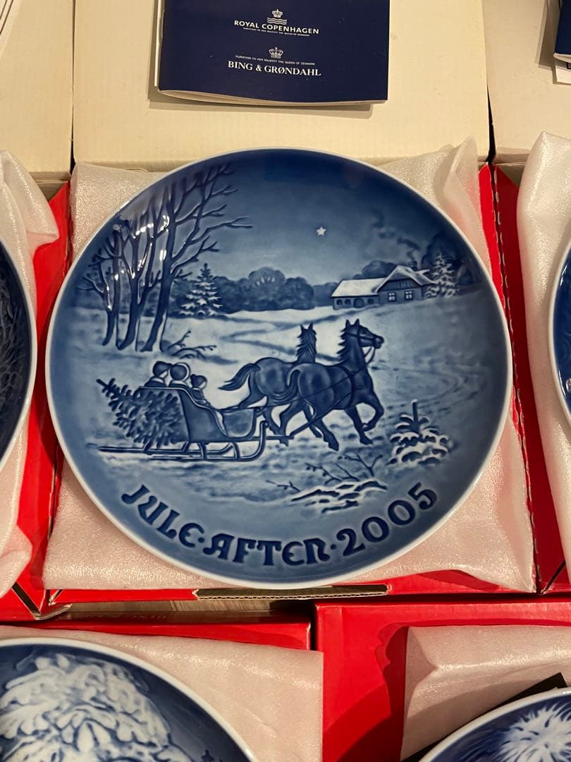 Bing & Grøndahl クリスマスプレート 00年代　10枚セット