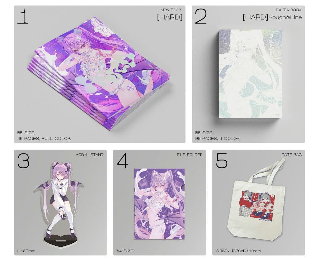 C105 rurudo 新刊セット ＆ ラバーマット rurudot ホロライブ