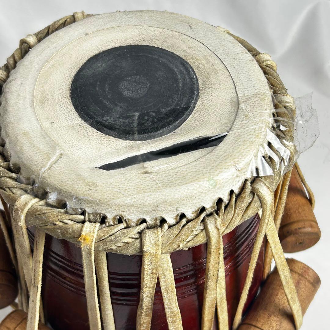 インド楽器 タブラ Tabla 打楽器セット 伝統楽器 民族楽器 ケース付