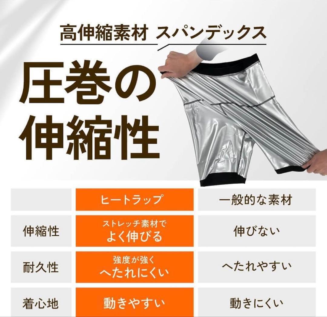 HEATTRAP ヒートラップ公式 ヒートパンツ サウナパンツ　2枚セット